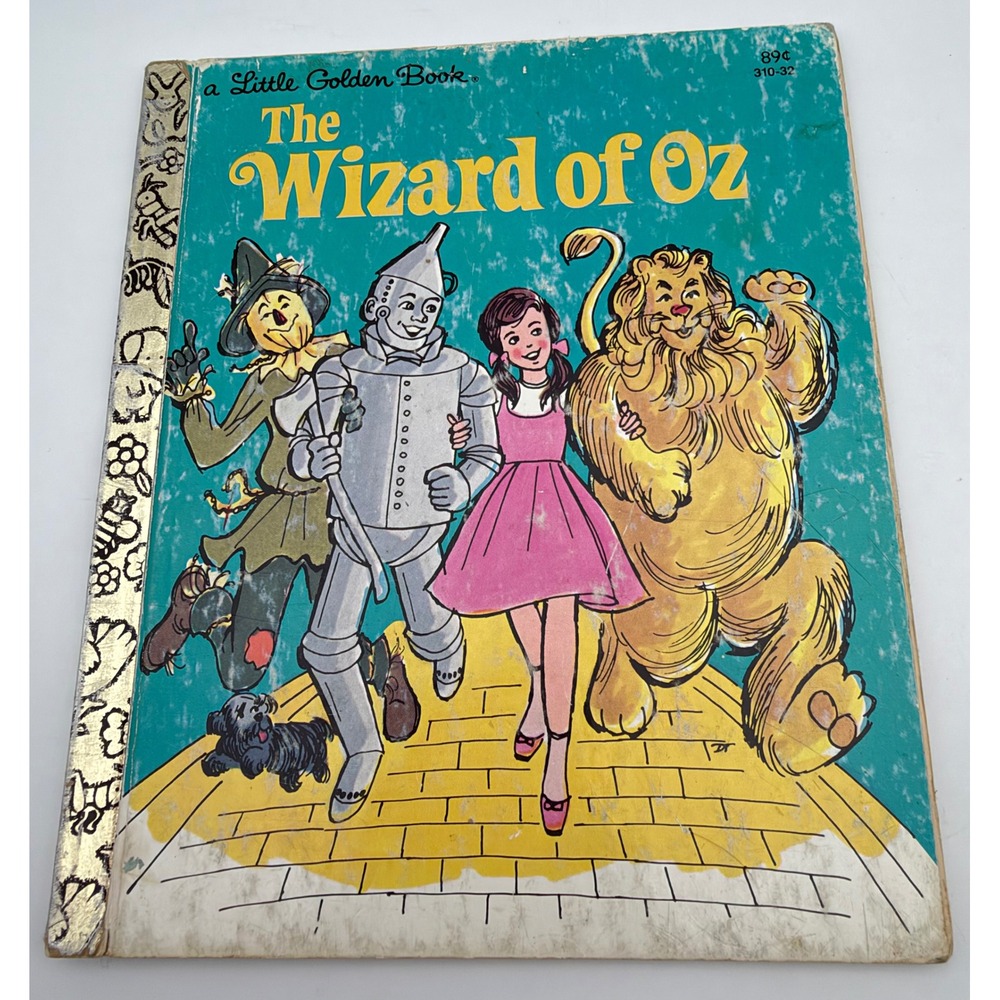 Vintage 1981 Little Golden Book The Wizard of Oz Mary Carey Hardcover 310-32